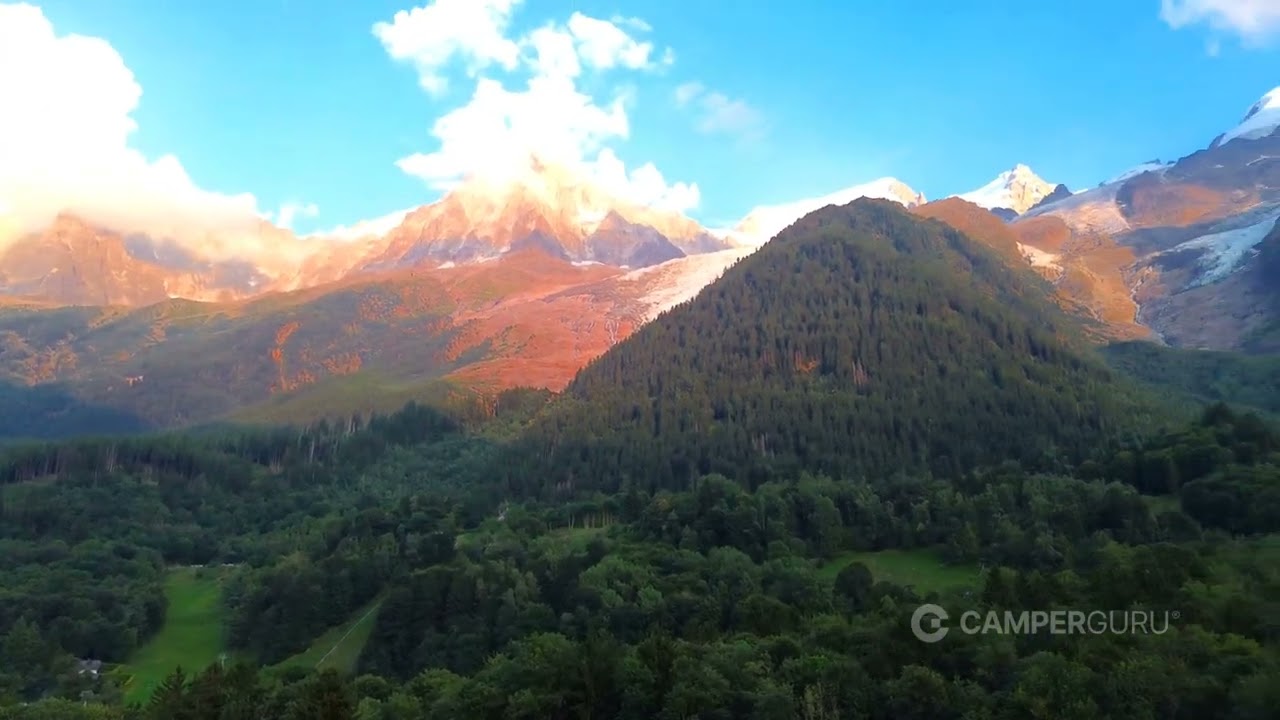 Les 2 Glaciers Campsite — Flyover