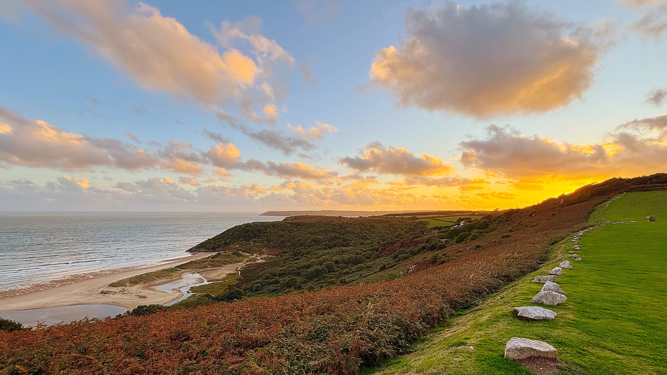 Three Cliffs Bay
