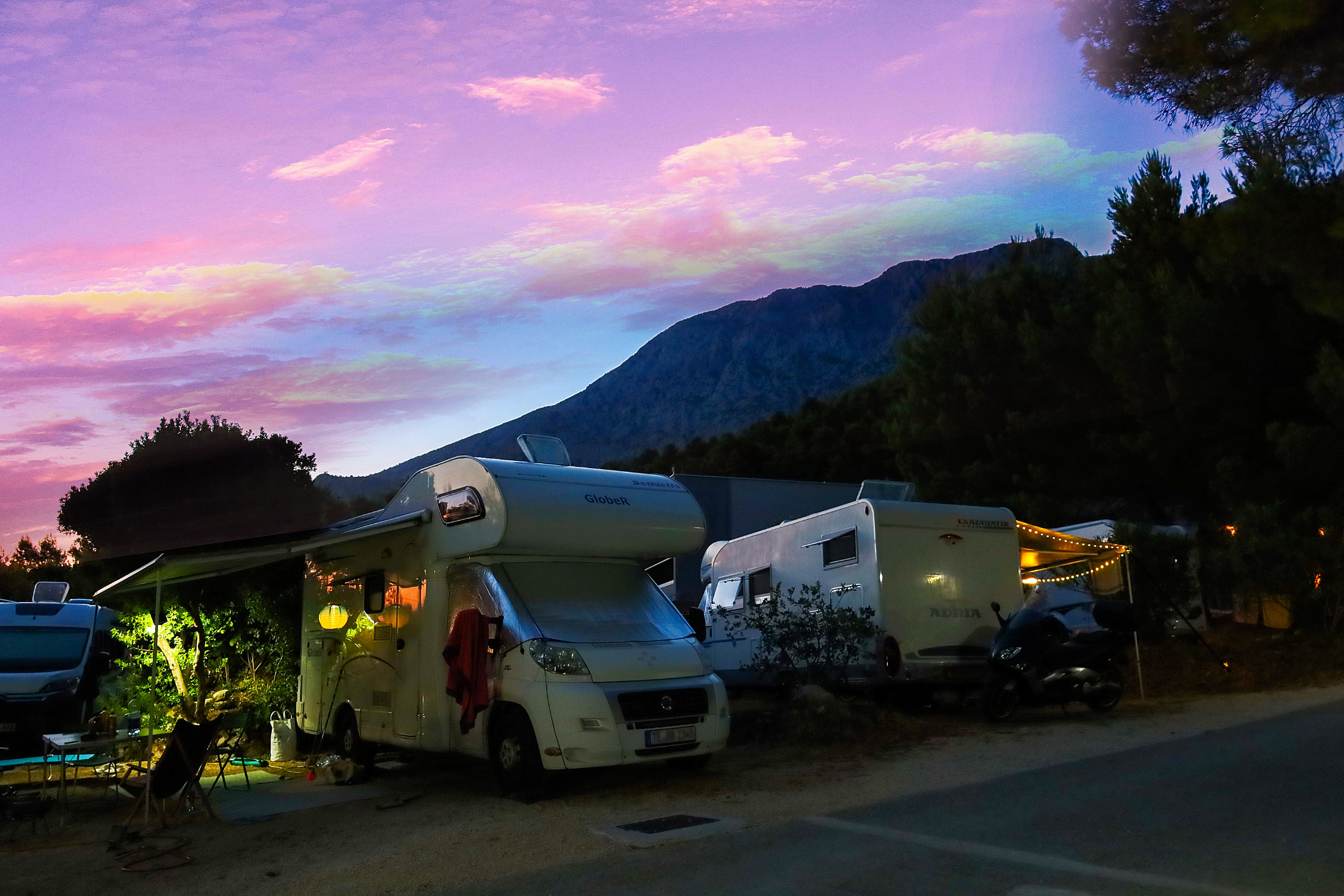 Camping Male Čiste